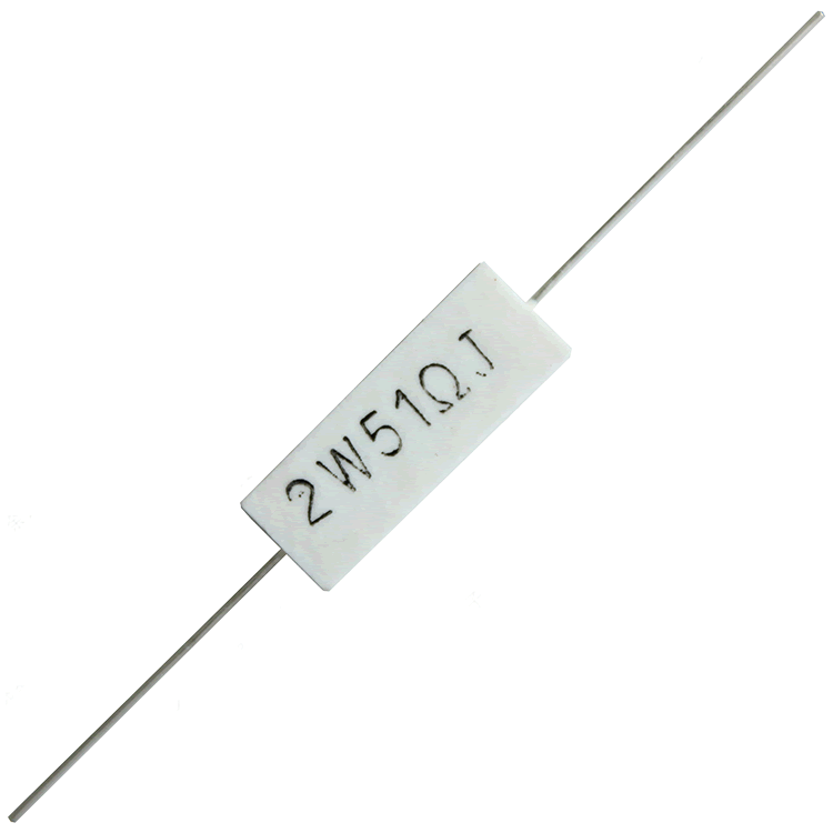 2W SQP卧式陶瓷水泥电阻器
