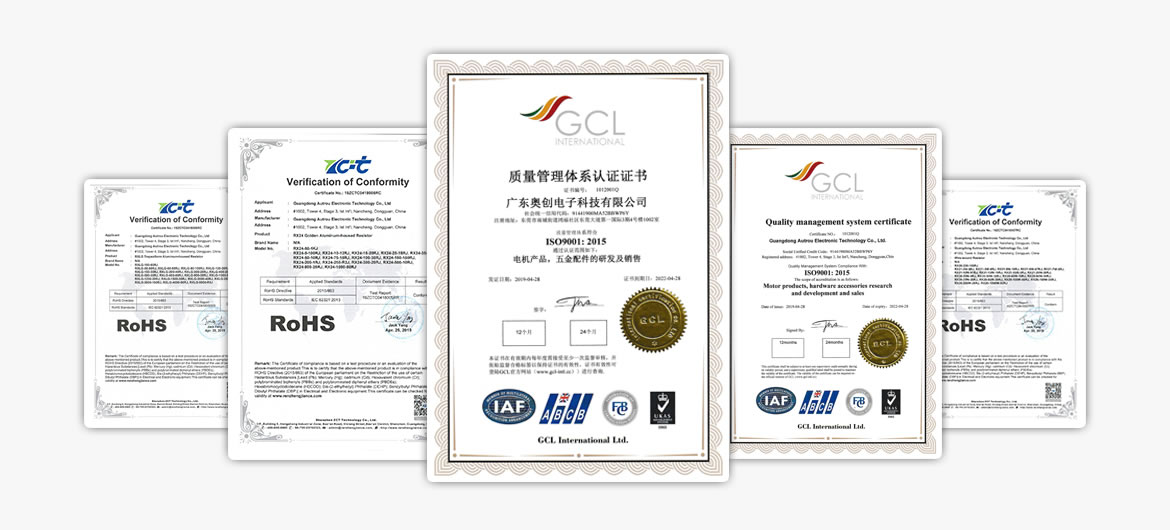 苏州电阻通过ISO9001:2015质量管理体系认证、欧盟RoHS认证